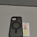 TORRAS Magnetic Shockproof for iPhone 15 Case iPhone 14 Case, 12FT Military Grade Drop Protection, Translucent Slim Protective Anti-Scratch, Black