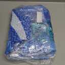 Maison d' Hermine Table Cloth Round Table 100% Cotton 63 Round Inches Tablecloth Reusable Decorative for Dining Kitchen Room Farmhouse Home Easter Decorations Spring Summer - Indigo Love