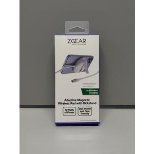 ZGear Adaptive Magnetic Wireless Pad With Kickstand, For Wireless Charging, 15 Watts Of Power