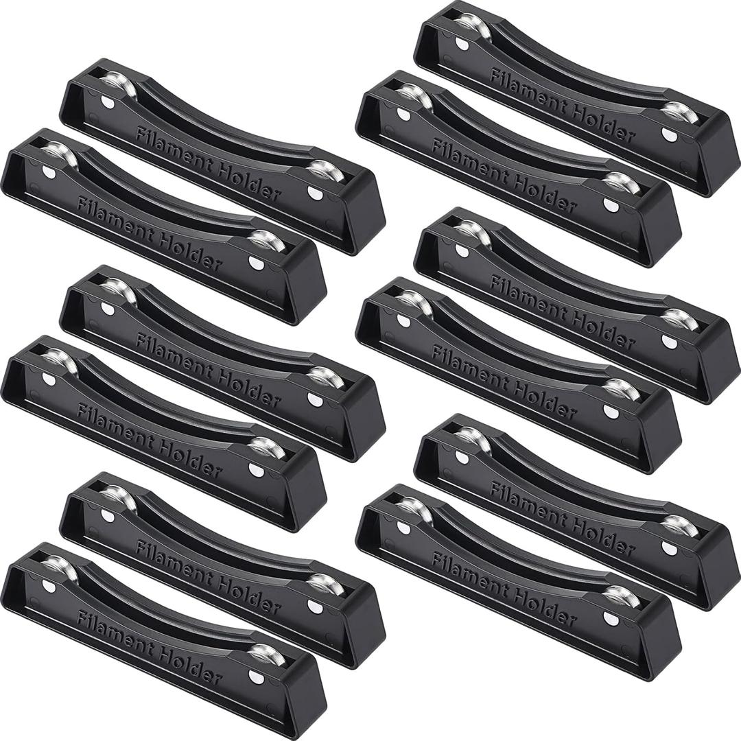 Weewooday 3D Printer Filament Spool Holder Filament Holder Fits All Spools of Any Size and All Types for PLA/ABS/TPU/Other 3D Printing Materials(6 Set)