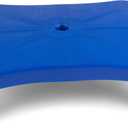Champion Sports Scooter Board  Choice of Handles or No Handles, Durable Plastic Scooters for Youth Gym & PE Class, Indoor & Outdoor Play, Non-Marring Wheels, Multiple Sizes & Colors (16 Inch (With Handles), Blue)