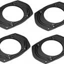 JSP Manufacturing 4 Pack Car Boat Marine Speaker Adapter Plate 6x9 5x7 6x8 to 5.25"