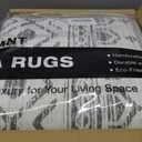 8x10 Area Rug for Living Room Moroccan Washable Rugs Non Slip Indoor Floor Carpet Foldable Large Soft Area Rug for Dining Room Bedroom with Low Pile(Grey,8'x10')