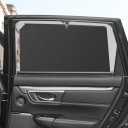 JOYTUTUS Car Side Window Sunshade, 2 Pack for Toyota RAV4 2017-2025, Honda CR-V 2019-2025 and Nissan Rogue 2021-2025, Retractable UV Protection Side Window Shade, Privacy Screen & Blackout for Baby