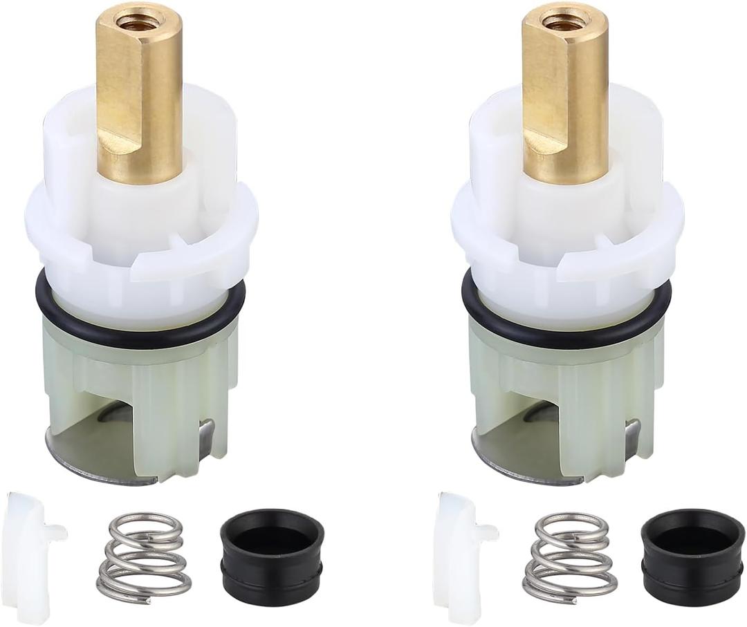 RP25513 Faucet Cartridge for Delta Two Handle Faucet Repair Kit, Faucet Leak Repair Kit with Cartridge RP4993 Seats Springs (2 Pack)