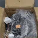 8 Inch Shutter Exhaust Fan, 760 CFM High-Speed Wall Mounted Exhaust Fan, 40dB Quiet Cooling Ventilation Attic Fan for Shed, Garage, Greenhouse, Basement, Chicken Coop, Generator Room, Black