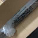 4ft Folding Table, Portable Fold-in-Half Adjustable Height Utility Table for Indoor/Outdoor Use, Durable HDPE & Steel, Stable & Lightweight, Multi-Purpose, White