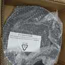 MICHELANGELO Non Stick Frying Pans - 12 Inch Nonstick Frying Pan with Glass Lid, Large Stone Fry Pan with Ergonomic Handle, Induction Compatible, Black
