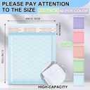 Gueevin 200 Pcs Bubble Mailer 4 x 6 Inch Small Shipping Bags Waterproof Padded Envelopes Self Adhesive Poly Bubble Packaging Envelopes Bulk for Shipping Mailing Trading Card Packaging (Pastel Color)