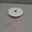 1" Wide x 100 Yards Single Face Polyester Satin Ribbon, Satin Ribbon for Crafts, Gift, Hair Bows, Wedding Party Decoration, Bow Making & Other Projects (Red)
