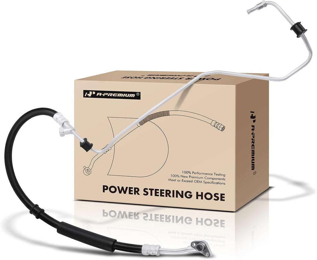 A-Premium Power Steering Pressure Hose Line Assembly Compatible with Acura CL 2001-2003, TL 2002-2003, 3.2L, Pump to Rack/Gear
