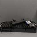 MXCSE Floating Nightstand Shelves, Modern Night Stand for Bedroom, Wood Floating Shelf for Wall, Nightstand Bedside Table, Mid Century Wall Shelves for Living Room, Bedroom (2, Black)