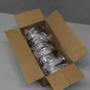 8-Pieces English Muffin Rings 4 Inch Crumpet Rings Stainless Steel Double Rolled Nonstick Metal Round Tart Ring Molds for Cookie Cooking Baking