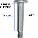 Parts 4 Outdoor 2 Bad BOY 15172 Deck Wheels + Bolt 018-0010-00, 022-1000-00, 022-5234-98