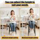 Adjustable Workstand Compatible with Lowery Side Clamp, Rotating Needlepoint Stand, Heavy Duty Metal, Fits Q‑Snap