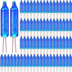 360 Pcs 2.5V Christmas Mini Lights Replacement Bulbs Bulk Incandescent String Lights Bulbs for Christmas Tree Xmas Holiday Decorations Indoor Outdoor(Blue)
