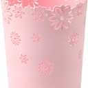 Fancy Round Storage Bucket no Cover Trash can Table Bedside Wastebasket, Pack Of 2