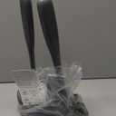 MR.SIGA Toilet Plunger and Bowl Brush Combo for Bathroom Cleaning, Gray, 1 Set