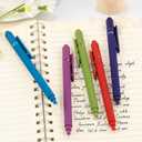 2 x RIANCY Gel Pens, 0.5mm Black Ink Quick Dry Ball Point Pens, Fine Point Smooth Writing Pens, Cute Aesthetic Gifts Set for Men Women Journaling, Office School Stationery Supplies