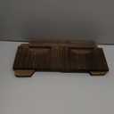 AZEN Wood Toilet Stool Squat Adult, Poop Stool for Bathroom Adults, Portable Toilet Potty Stools for Adults, 7 Inch Height (Black (1 Pack))