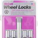 McGard 25254 Chrome Tuner Style Cone Seat Wheel Locks (M12 x 1.25 Thread Size) - Set of 4