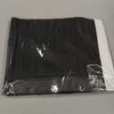 Headbands for Women, 8pcs Stretchy Non Slip Soft Cotton Cloth Hair Bands for Sports, Workout, Yoga and Running (Black)