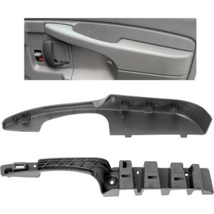 ECOTRIC Interior Pull Handle Door Armrest Compatible with 2003-2019 Chevrolet Express Van GMC Savana Right Passenger Side - Replace for 10388387 and 15817114