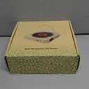 Bluetooth Portable Home CD Music Player with Remote Control, Timer, Built-in Speakers and LED Display - FM Radio Boombox (White)