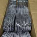 Plastic Hangers 50 Pack Heavy Duty Dry Wet Clothes Hangers with Non-Slip Pads Space Saving 0.2" Thickness Super Lightweight Organizer (Gray)