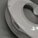 Jool Baby Potty Training Seat for Boys and Girls With Handles, Fits Round & Oval Toilets, Non-Slip with Splash Guard, Includes Free Storage Hook (Gray)