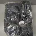 Magnetic Thermal Insulated Door Curtain,Fits Door Size 30'' x 80'', Durable Oxford Cloth Thicken Cotton Fiber Fill, Temporary Door Insulation Cover,Soundproof Weatherproof Doors Blanket (Gray)