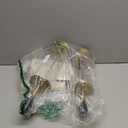 26" Gold Glass Table Lamps Set of 2, 3-Way Dimmable Touch Control Living Room Lamp with USB C+A Ports & AC Outlet, Modern Bedside Lamps, Elegant Bedroom Lamps for Nightstand Side End Table Desk