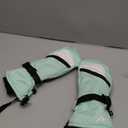 Caracaleap Winter Ski Mittens for Men Women Cold Weather- Warm Snowboard Mittens Gloves Waterproof Snow Sports Mitts Gloves (Small-Medium, Mint)