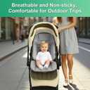 Baby Stroller Seat Liner for Most Stroller Models, Breathable Fabric Stroller Seat Liner Insert, Ensure Comfort and Support on the Go, Baby Stroller Cushion for Toddler Aged 0-3 Years Old
