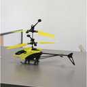 Gesture Sensing Indoor Flying Helicopter Toys, Remote-Controlled Helicopter Children's Toys with LED Lights, Birthday Gifts for Boys and Girls (Yellow)