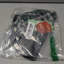 Kuoser Warm Dog Coat, Waterproof Dog Coats for X-Small Dogs, Adjustable Durable Doggie Winter Jacket Reversible Cozy Puppy Cold Weather Apparel from Small to Large Breed, Green XS