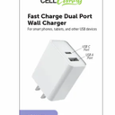 CellCandy Fast Charge Dual Port Wall Charger