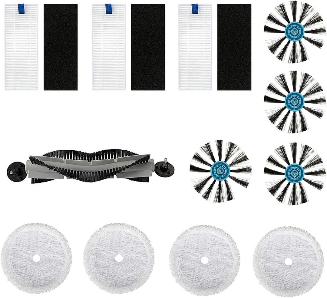 SpinWave 3115 Accessories Kit Compatible With Bissell 3115 EV675 SpinWave Hard Floor Expert Wet and Dry Robot Vacuum, 10 pack