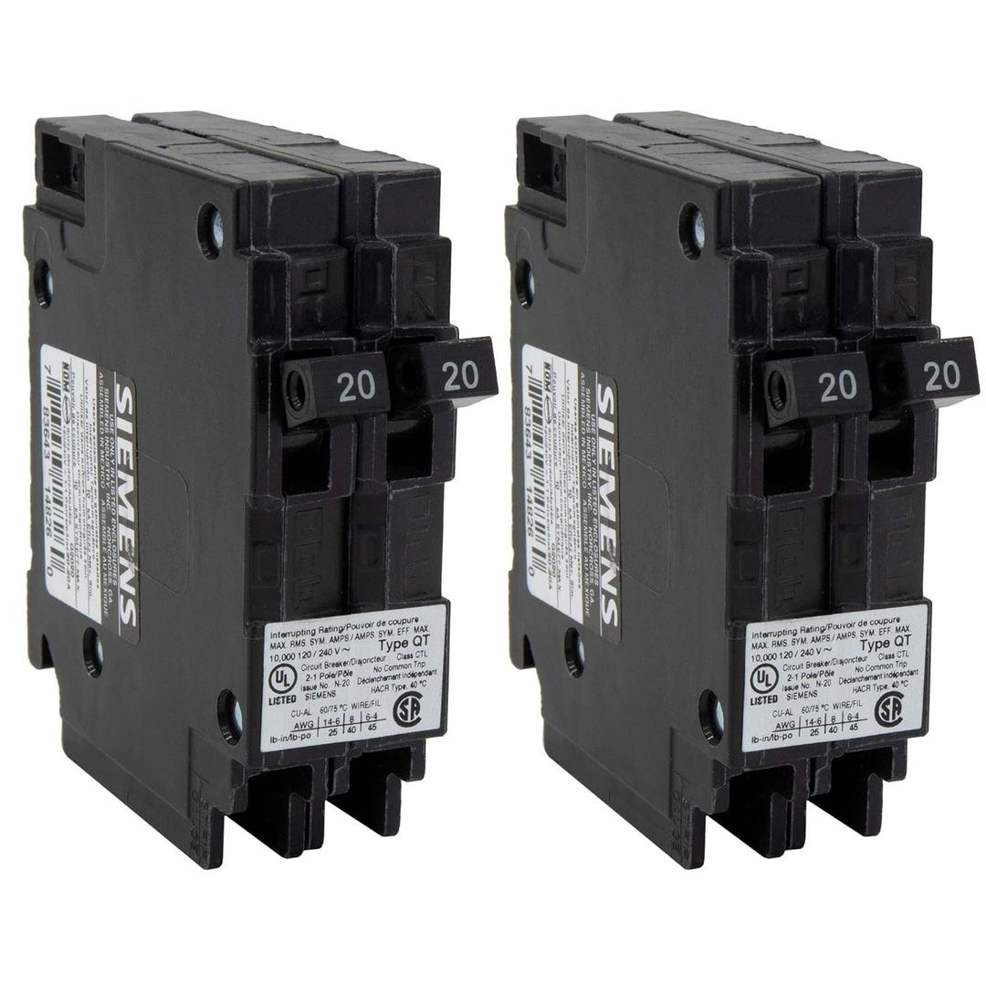 RecPro RV Circuit Breaker 20 Amp Q2020 | Camper Breaker Replacement (2)