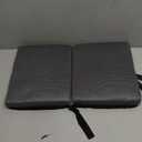 Airplane Seat Cushion Portable Travel Cushion for Comfort Foldable Stadium Pad with Breathable Fabric Seat Pad Perfect for Long Flights, Office, Camping, Bleacher (Plus Size – 18.9'')