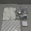 100 Sets 50mm Square Magnets Supplies 1.97 Fridge Magnet Maker Supplies DIY Fridge Magnets Craft Set for Square Magnets Maker Machine，Including Metal Cover, Plastic Back Cover, Soft Magnet, Clear Film