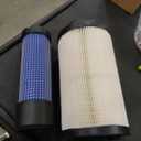 LVU34503 LVU34504 Primary & Secondary Air Filter Fit for JD 2400 2550 2700 2750 1023E 1025R 1026R 2025R 2026R Precisioncut Triplex Mower 2550 E-Cut Hybrid 2700 2750 Precisioncut 2400 2700.