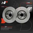 A-Premium 12.35 inch (313.8mm) Front Vented Disc Brake Rotors Compatible with Audi Models - A4 2017-2020, A4 Quattro 2017-2023, A5 2013-2014, A5 Quattro 2013-2019, A5 Sportback 2018-2023, 2-PC Set