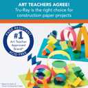 Tru-Ray Construction Paper, 50% Recycled, 12" x 18", Blue, Pack Of 50
