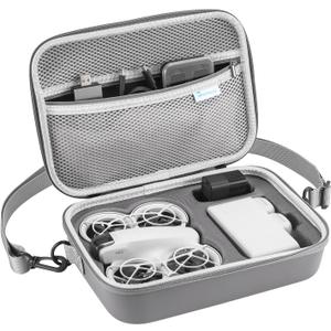 Skyreat Neo Carrying Case, Compact Storage Fly More Combo Case, Portable Travel Protective Shoulder Bag for DJI Neo Drone and Two-Way Charging Hub Accessories