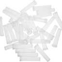 jojofuny 100pcs Floral Water Tubes with Caps Reusable Plastic Flower Arrangement Containers for Fresh Flowers Sturdy and Practical Stem Holders for Florists and Long Distance Transport
