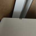 Vagusicc C Shaped End Table with Charging Station, Small Side Table for Couch, Couch Side Tables C Table, Slide Under Sofa Recliner Table TV Tray Arm Tables for Living Room, Bedroom, Bedside, White