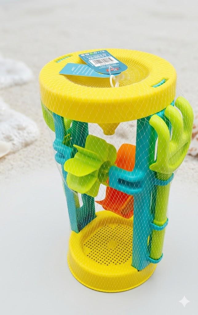 Waterwheel With Beach Toys