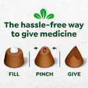 Greenies Feline Pill Pockets for Cats Natural Soft Cat Treats, Catnip Flavor, 1.6 oz. Pouch (45 Treats) (EXP 01/26/29)
