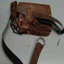 4Pcs Renaissance Accessories Renaissance Costume Women Pirate Belt with Bag Pouch Keychain Medieval Costume Women for Cosplay (Brown)